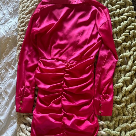 American Threads long sleeve pink mini dress, worn once. Perfect condition - Picture 5 of 5